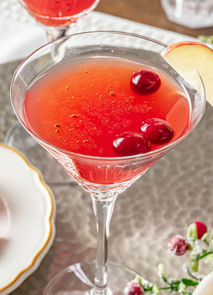 Mistletoe martini