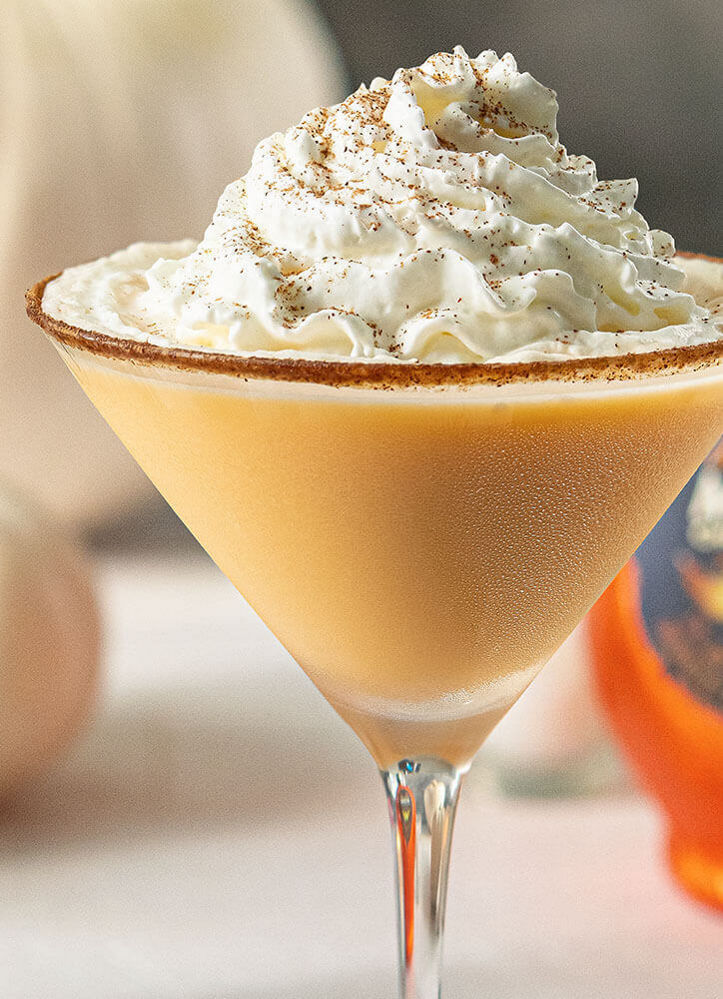 Pumpkin spice martini