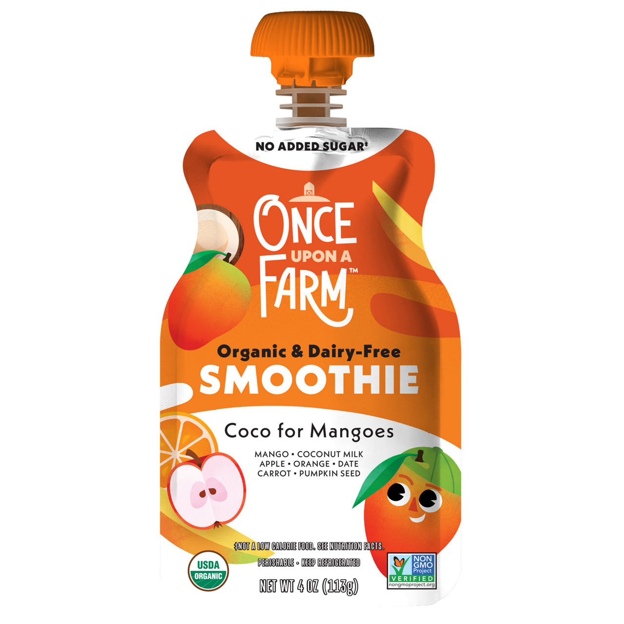 Once Upon a Farm Coco for Mangoes Organic Dairy-Free Smoothie