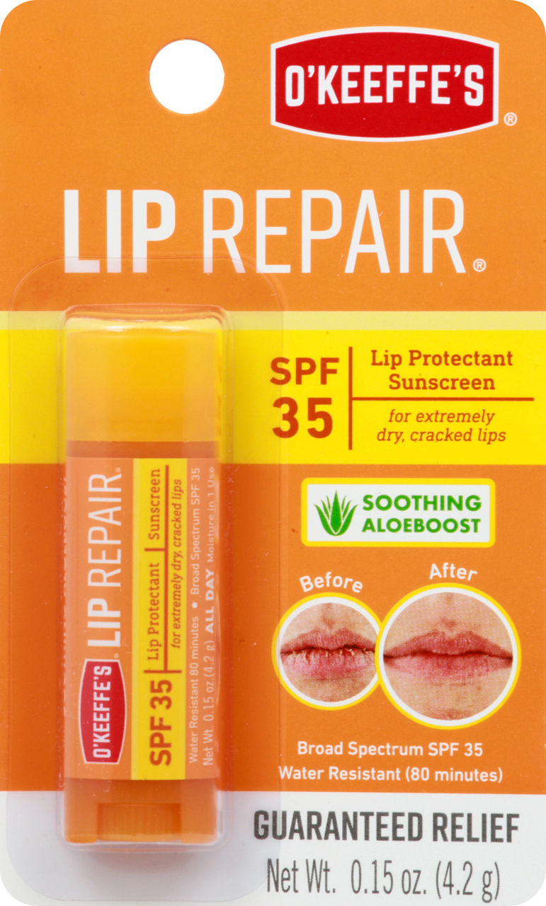 OKeeffes Lip Repair Lip Protectant Sunscreen, SPF 35 | Wegmans