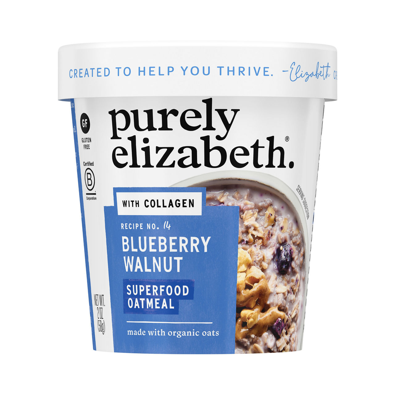 Purely Elizabeth Superfood Oatmeal, Blueberry Walnut | Wegmans
