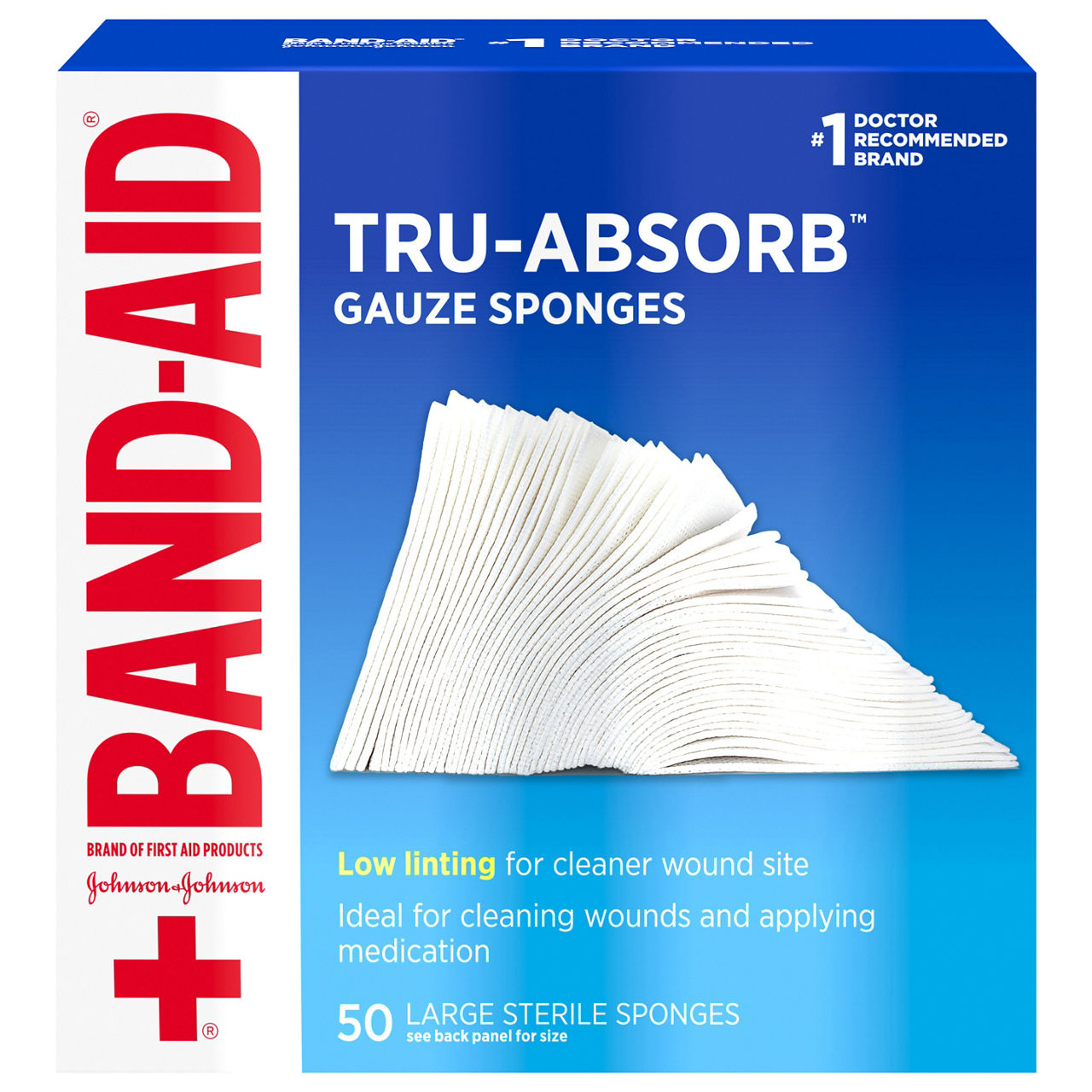Band-Aid Tru-Absorb Large Gauze Sponges | Wegmans