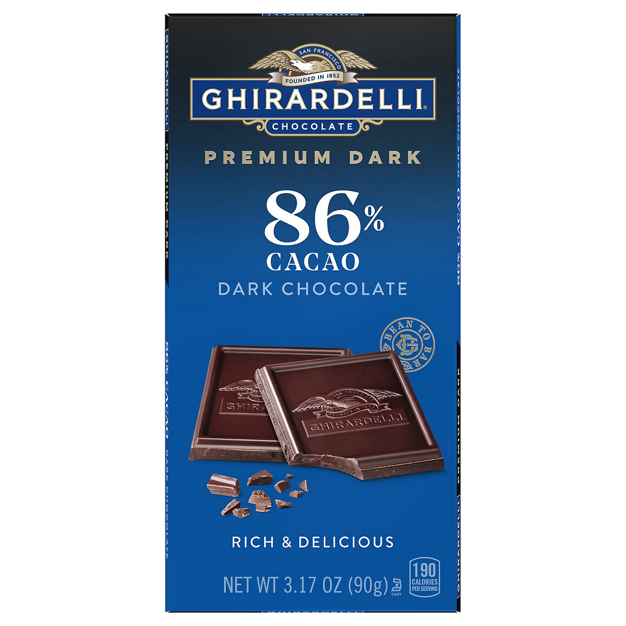 Ghirardelli Premium 86% Cacao Dark Chocolate | Wegmans