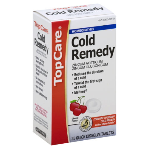 TopCare Health Cold Remedy, Quick Dissolve Tablets, Cherry Flavor