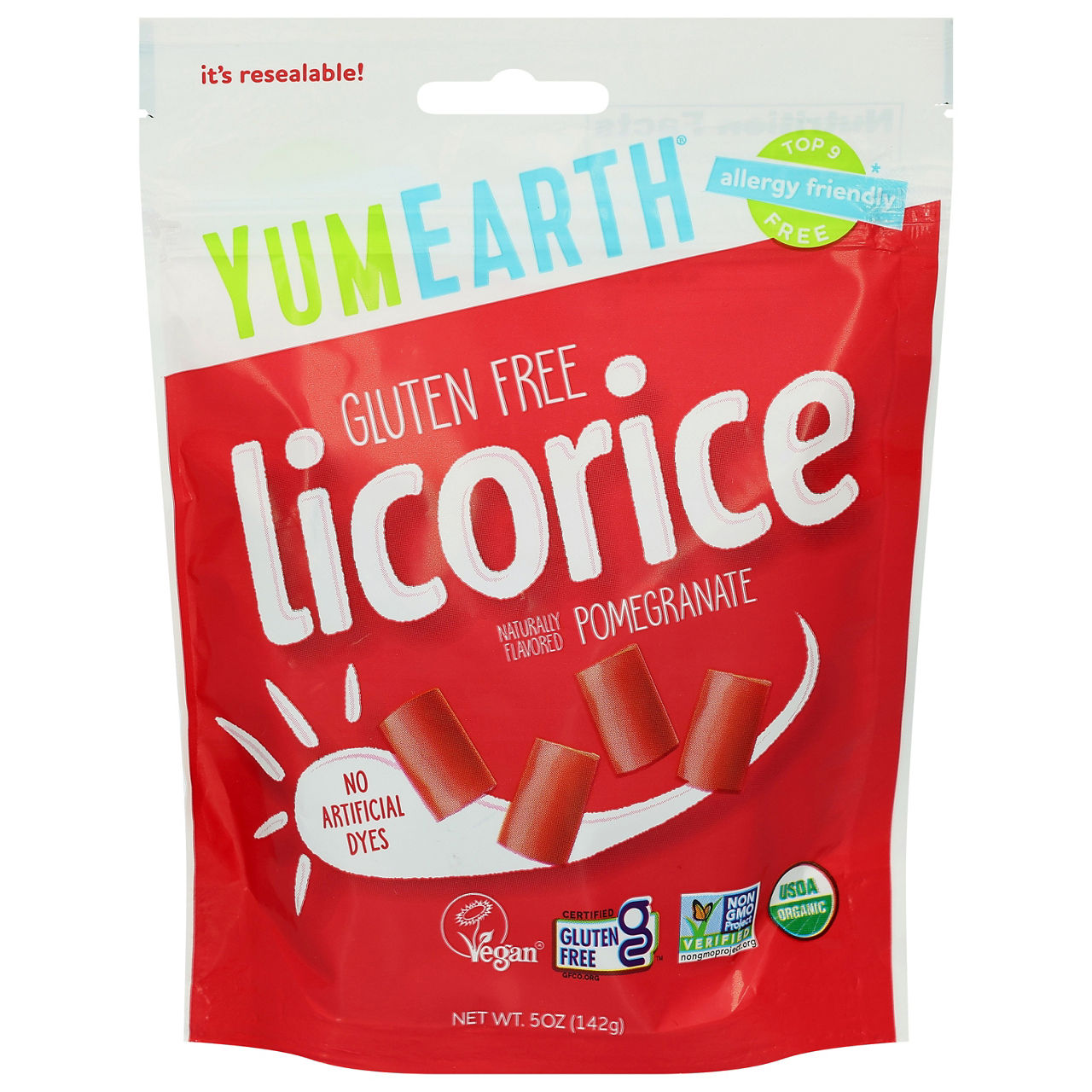 YumEarth Gluten Free Pomegranate Licorice | Wegmans
