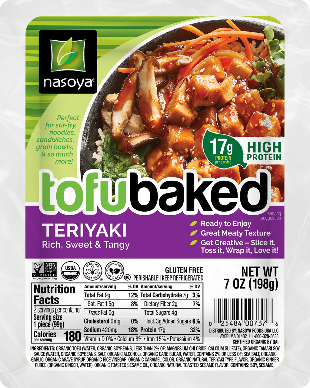 Nasoya Teriyaki Tofubaked | Wegmans