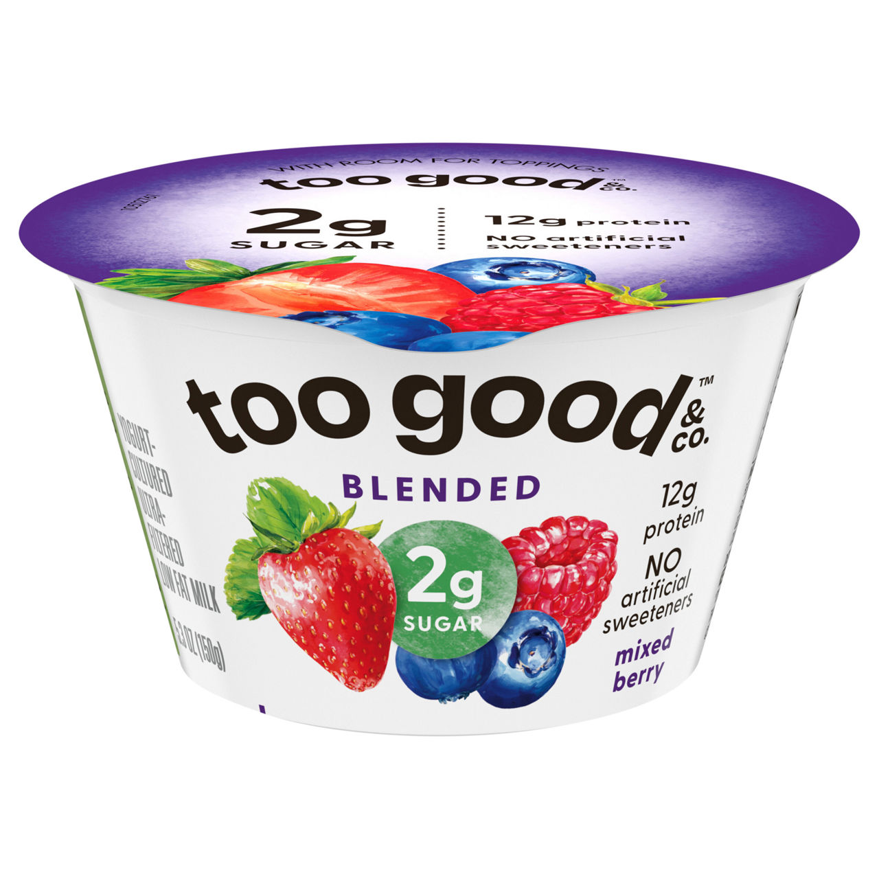 Too Good & Co. Blended Strawberry Yogurt-Cultured Ultra-Filtered