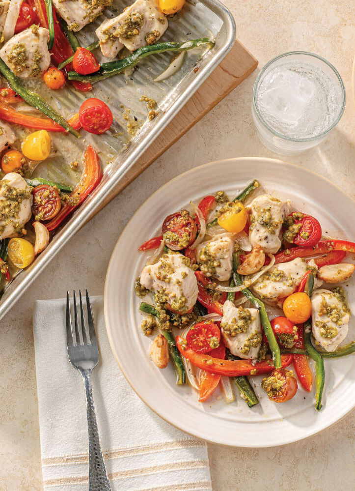 Sheet pan meal