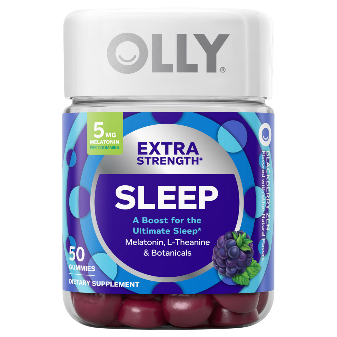 Olly Sleep, Blackberry Zen, Extra Strength, Gummies | Wegmans