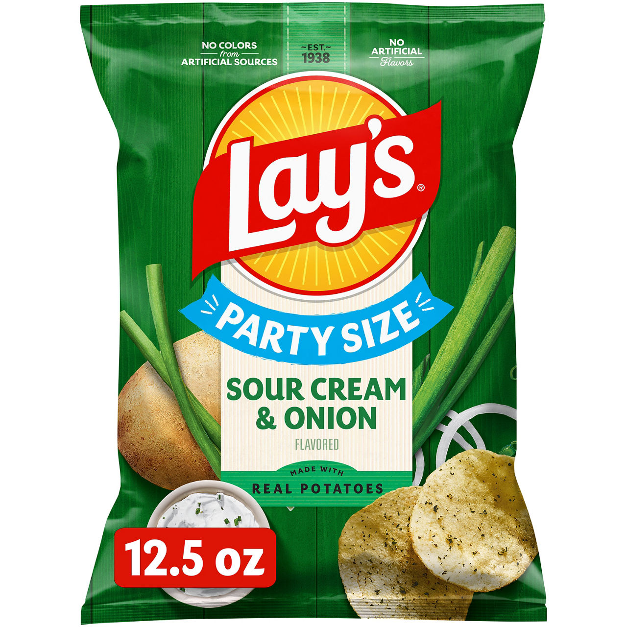 Wise Ridgies Potato Chips, Sour Cream & Onion | Wegmans
