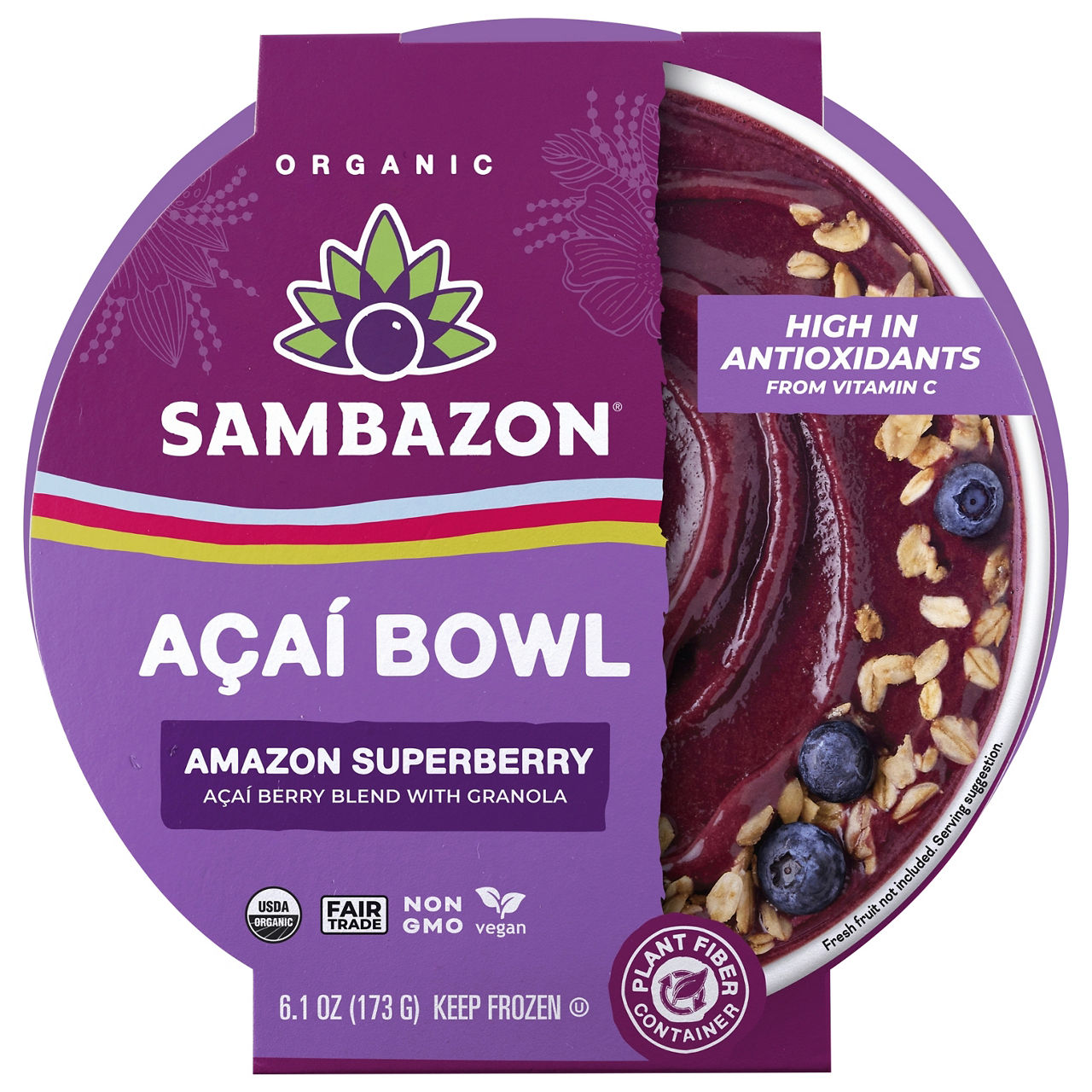 Sambazon Organic Amazon Superberry Acai Bowl | Wegmans