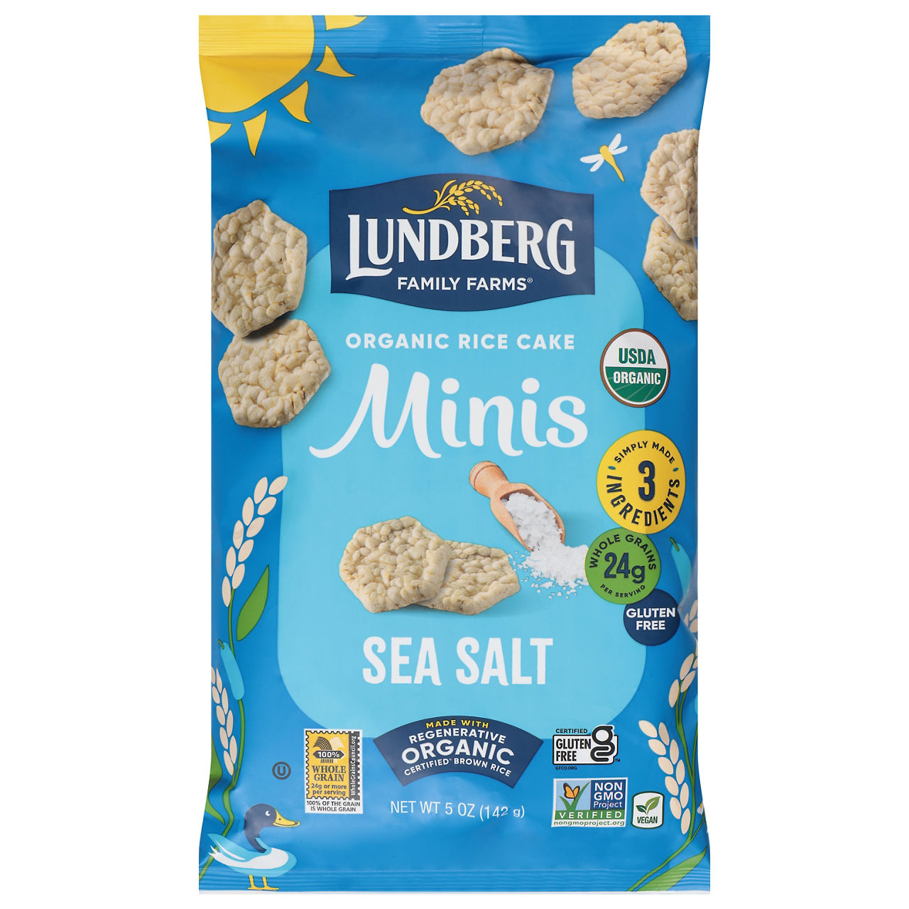 Lundberg Family Farms Organic Sea Salt Minis Rice Cake | Wegmans
