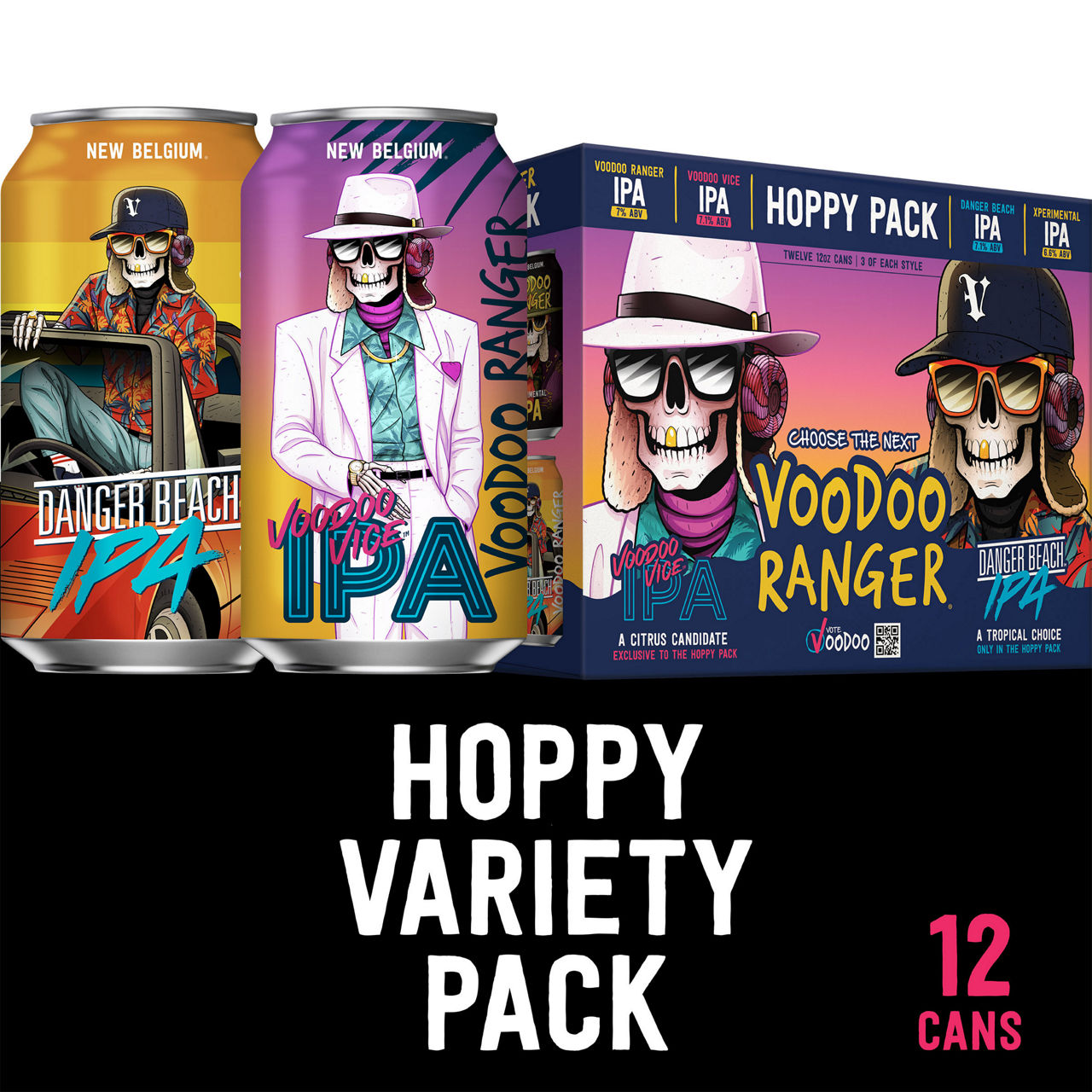 New Belgium Voodoo Ranger Hoppy Pack Beer 12/12oz cans | Wegmans