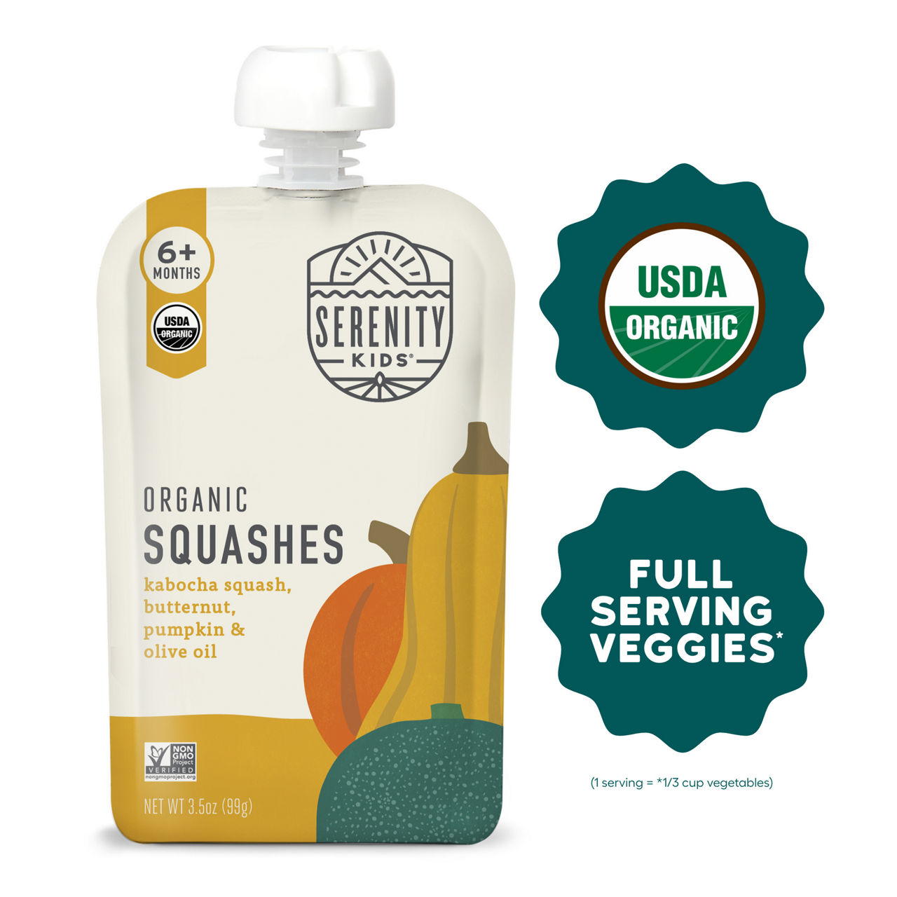 Serenity Kids Organic Carrot Spinach & Basil | Wegmans