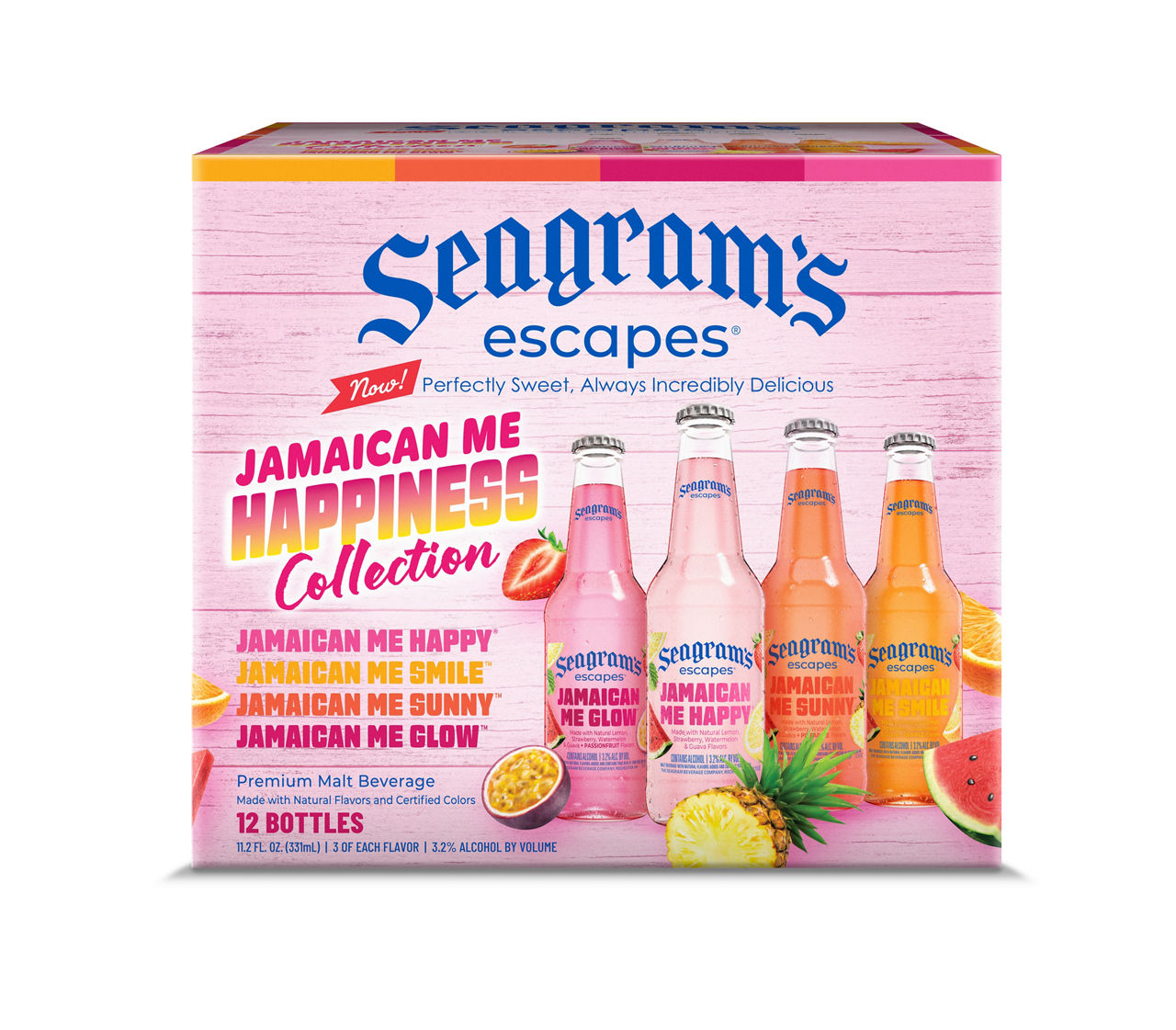 Seagram's Escapes Jamaican Me Happiness Variety Pack 12/12oz