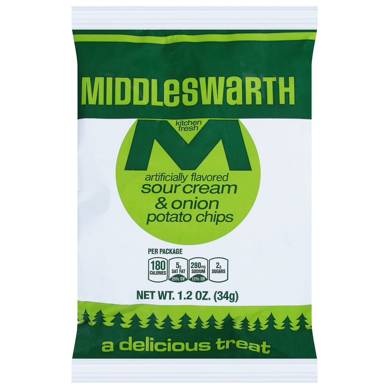 Middleswarth Potato Chips, Kitchen Fresh, Sour Cream & Onion | Wegmans