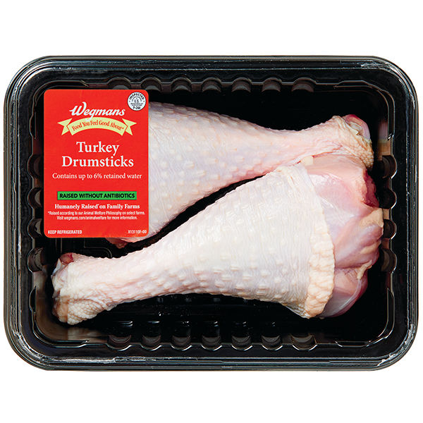Wegmans Turkey Drumsticks, Raised Without Antibiotics | Wegmans