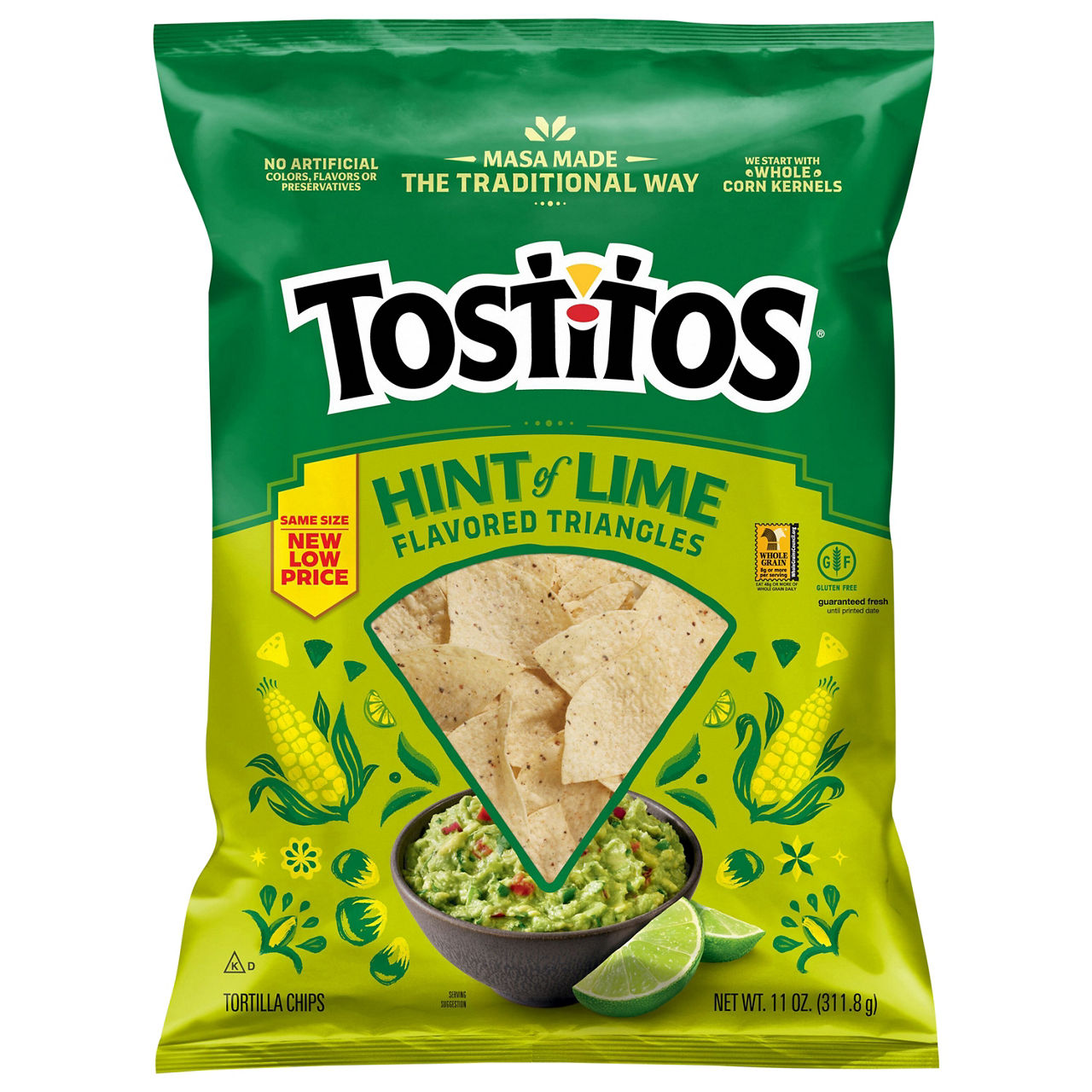 Tostitos Rounds Hint of Lime Flavored Bite Size Tortilla Chips