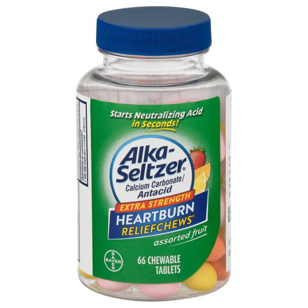Alka-Seltzer Heartburn ReliefChews, Extra Strength, Assorted Fruit