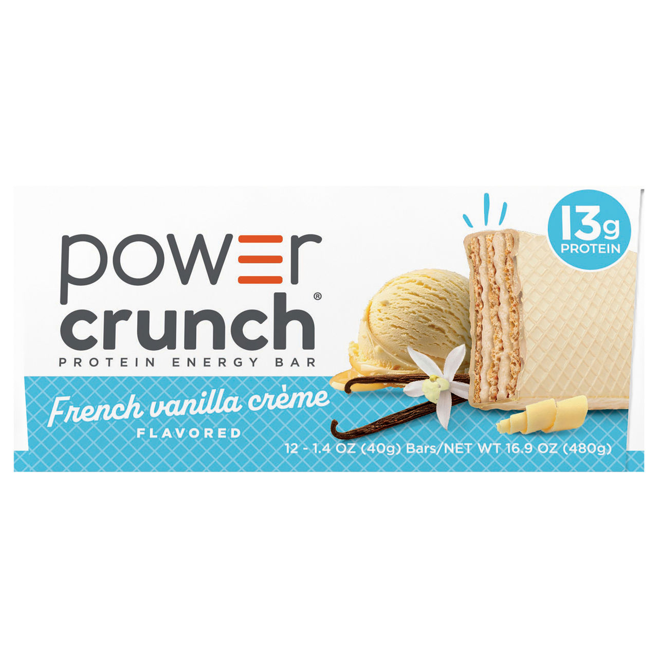 multipower l-carnitine bar vanille crisp Power Crunch French Vanilla Creme Flavored Protein Energy Bar