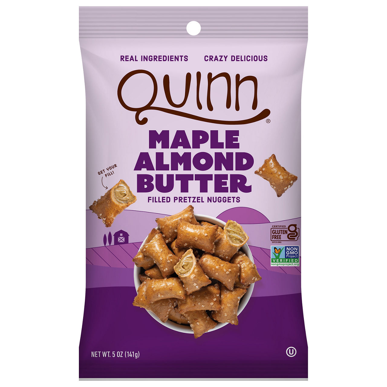 Quinn Maple Almond Butter Filled Pretzel Nuggets | Wegmans