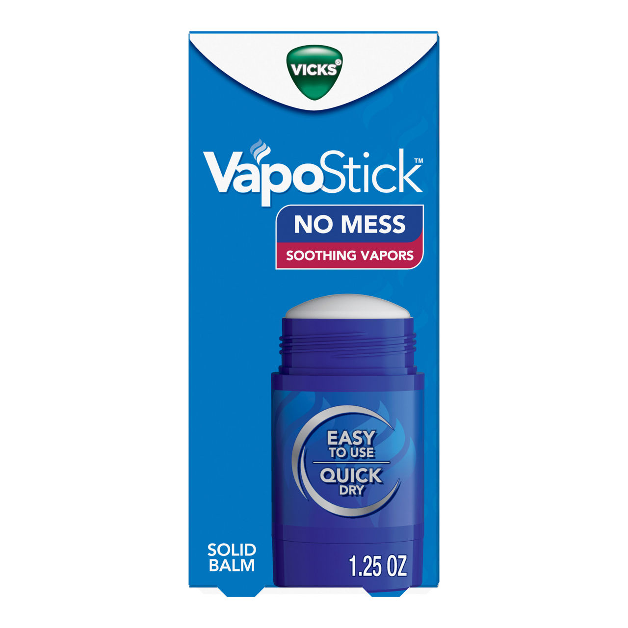 Vicks VapoStick, Invisible Solid Balm with Soothing Vapors, Non-Medicated |  Wegmans