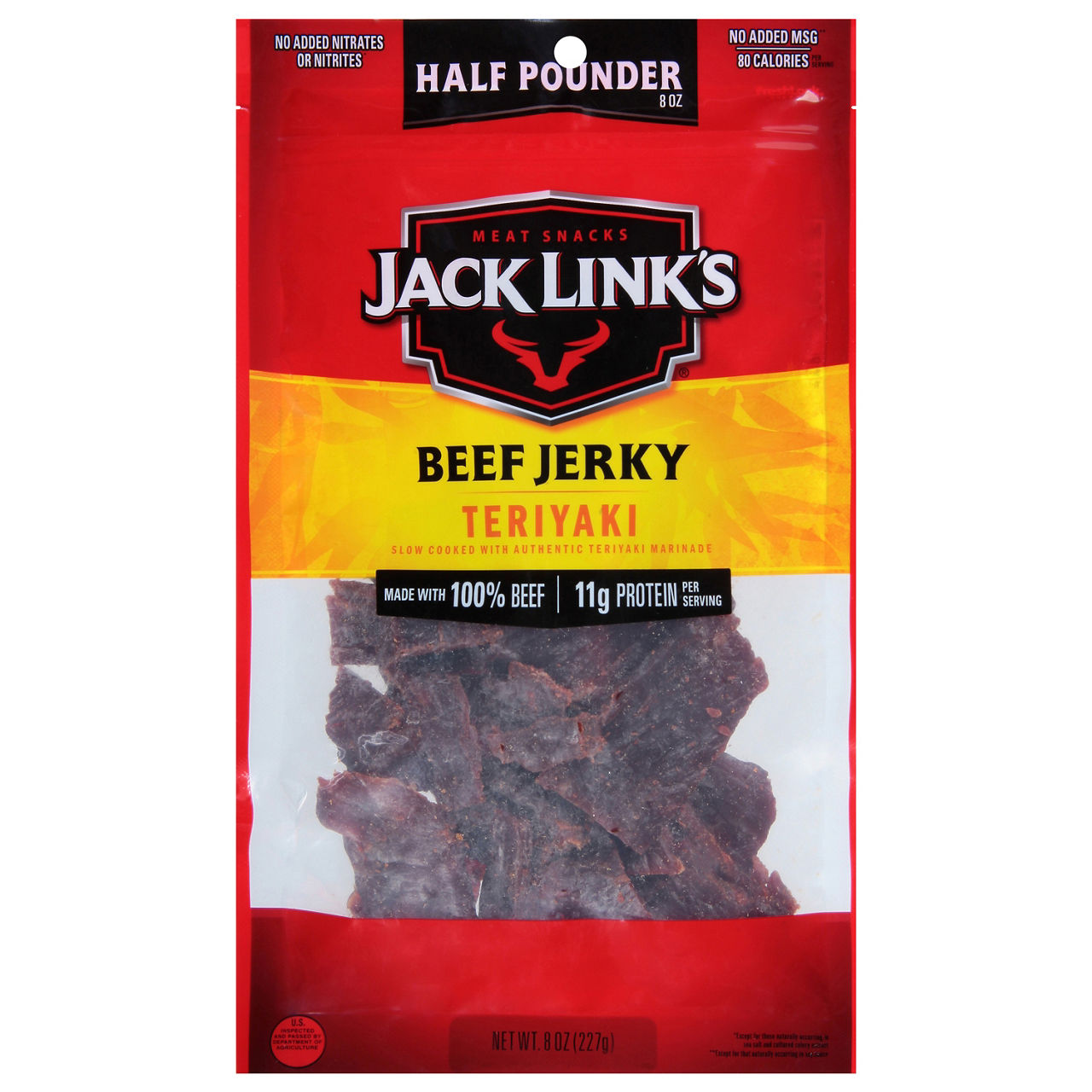 Jack Link's Half Pounder Teriyaki Beef Jerky | Wegmans