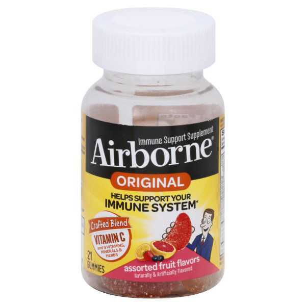 Airborne Immune Support Supplement, Original, Gummies, Assorted