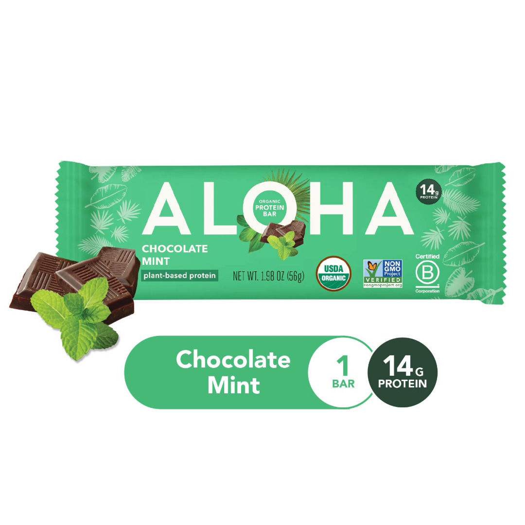 Aloha Protein Bar, Chocolate Mint, Organic | Wegmans