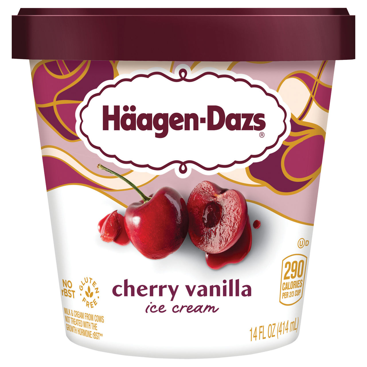 Haagen-Dazs Ice Cream, Cherry Vanilla | Wegmans