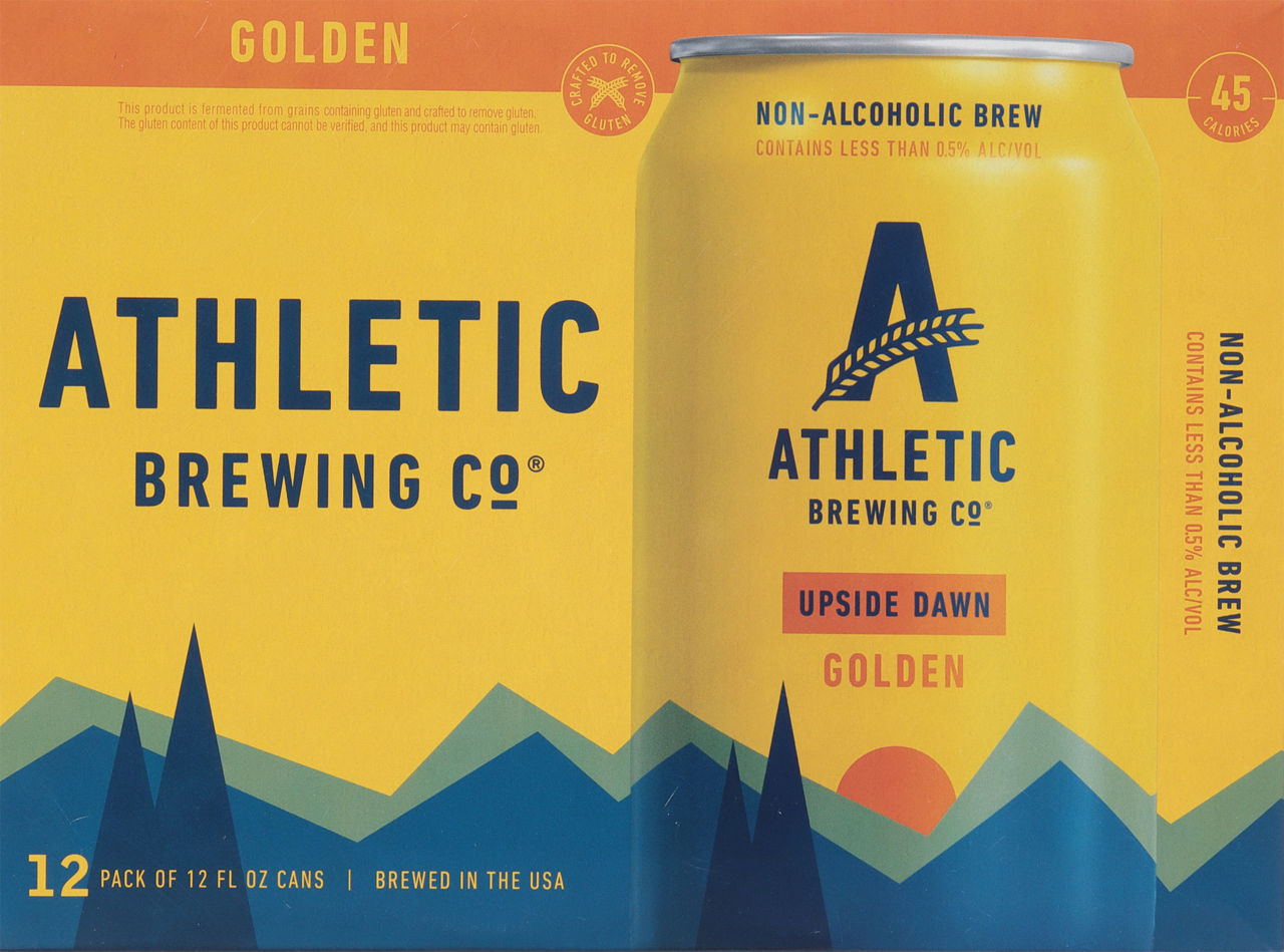 Athletic Upside Dawn Non-Alcoholic Golden Beer 6/12oz cans | Wegmans