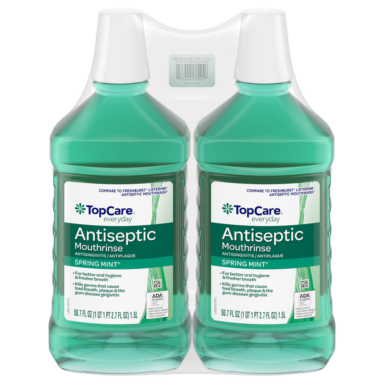 TopCare Everyday Antiseptic Spring Mint Mouthrinse | Wegmans