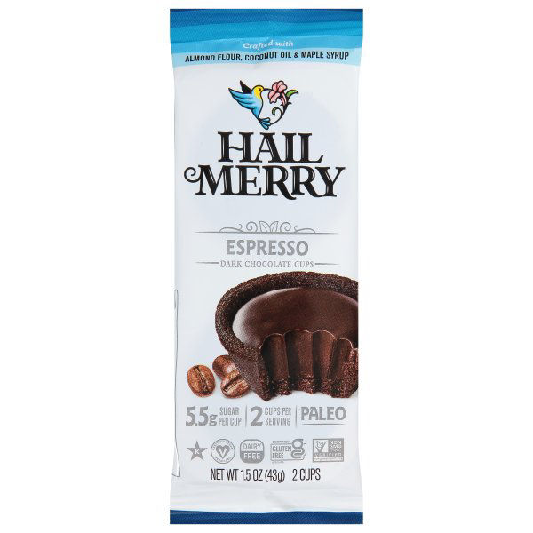 Hail Merry Dark Chocolate Cups, Espresso | Wegmans
