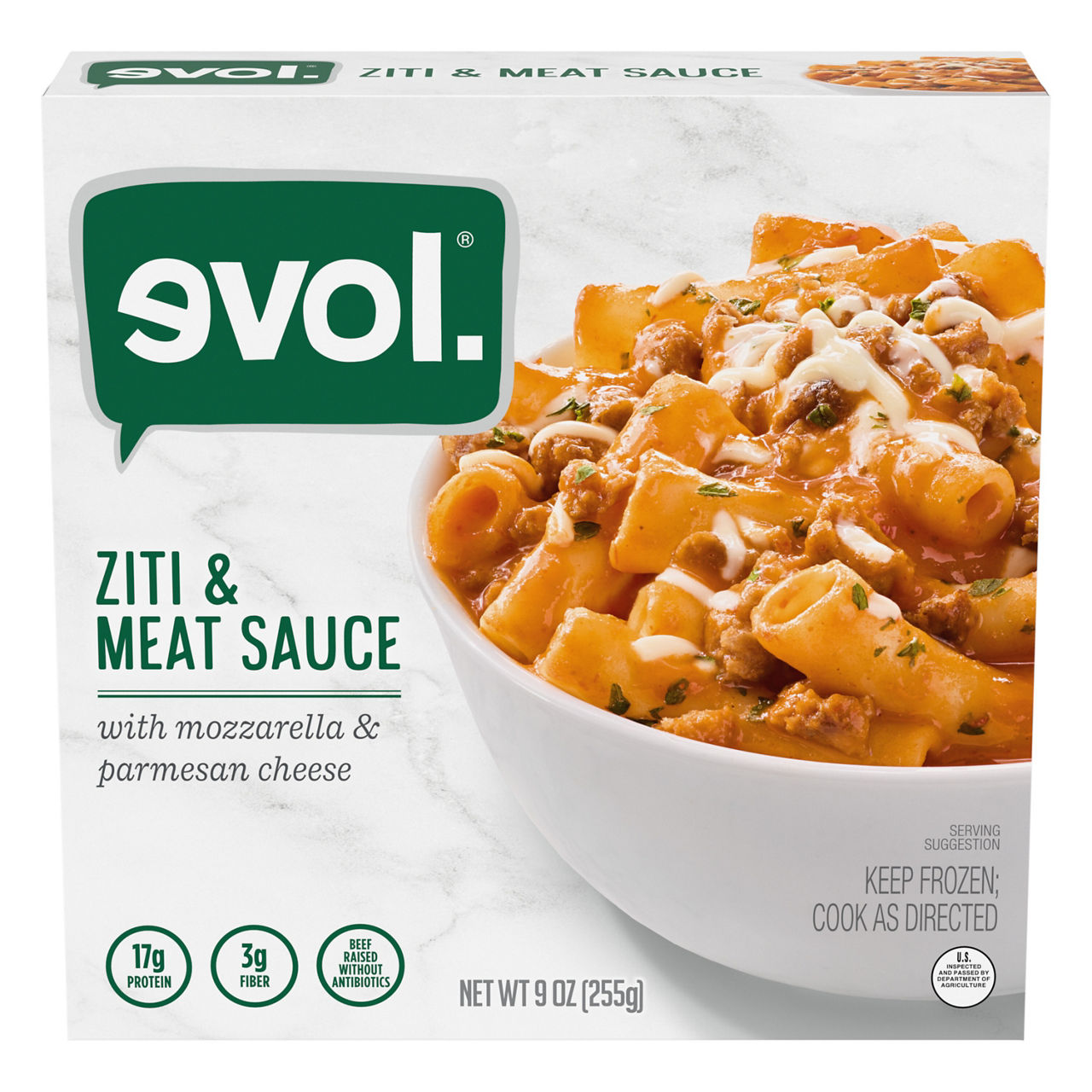 Evol. Ziti and Meat Sauce, Frozen Meal | Wegmans