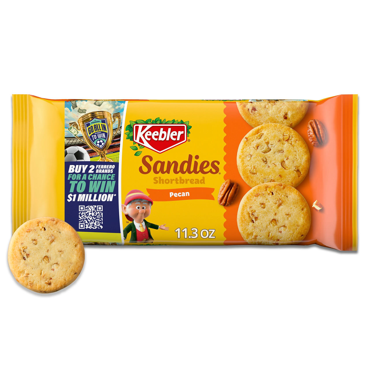 クッキー Keebler Sandies Cookies, Pecan, Shortbread, | Wegmans