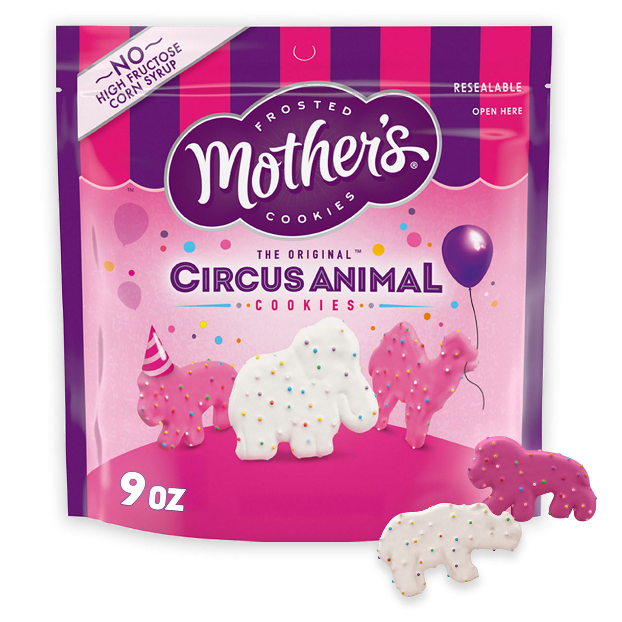 Mother's Original Circus Animal , Frosted Animal Cookies with