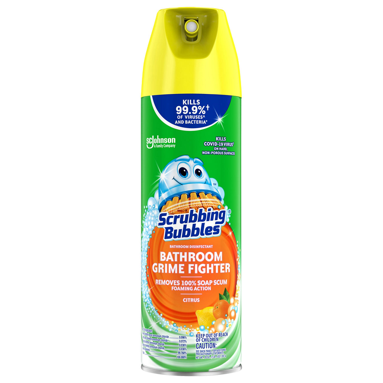 Scrubbing Bubbles Bathroom Grime Fighter Citrus Bathroom