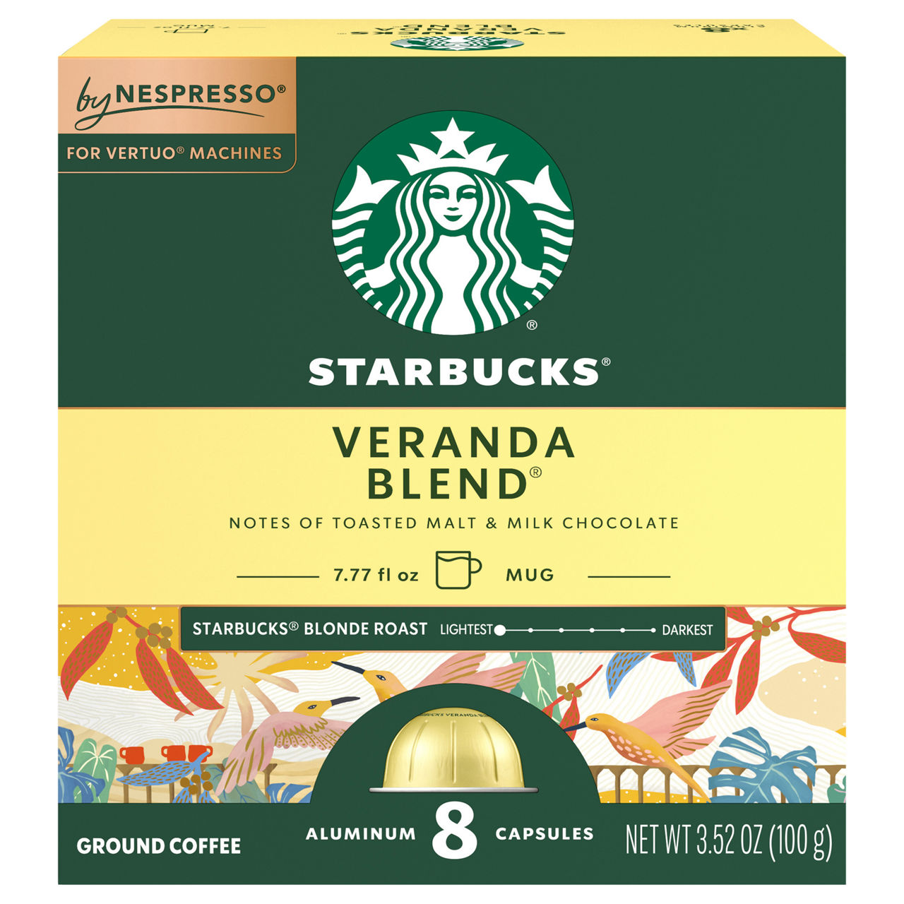 Starbucks Coffee, Ground, Blonde Roast, Espresso Roast, Aluminum