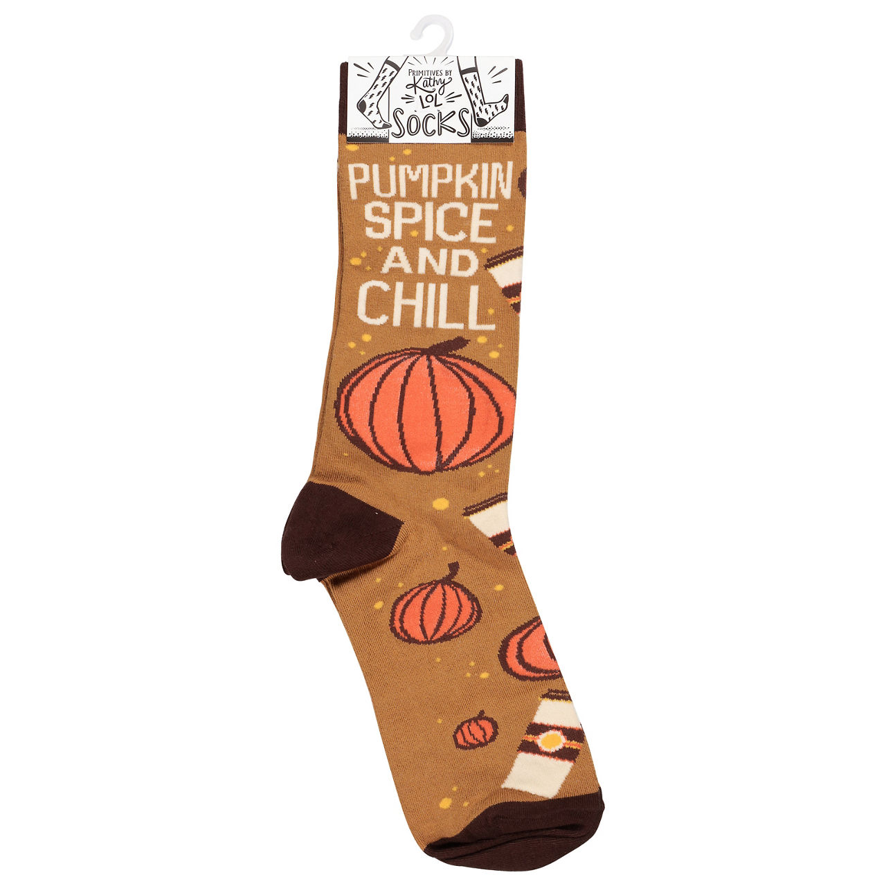 Primitives by Kathy Pumpkin Spice One Size Socks | Wegmans