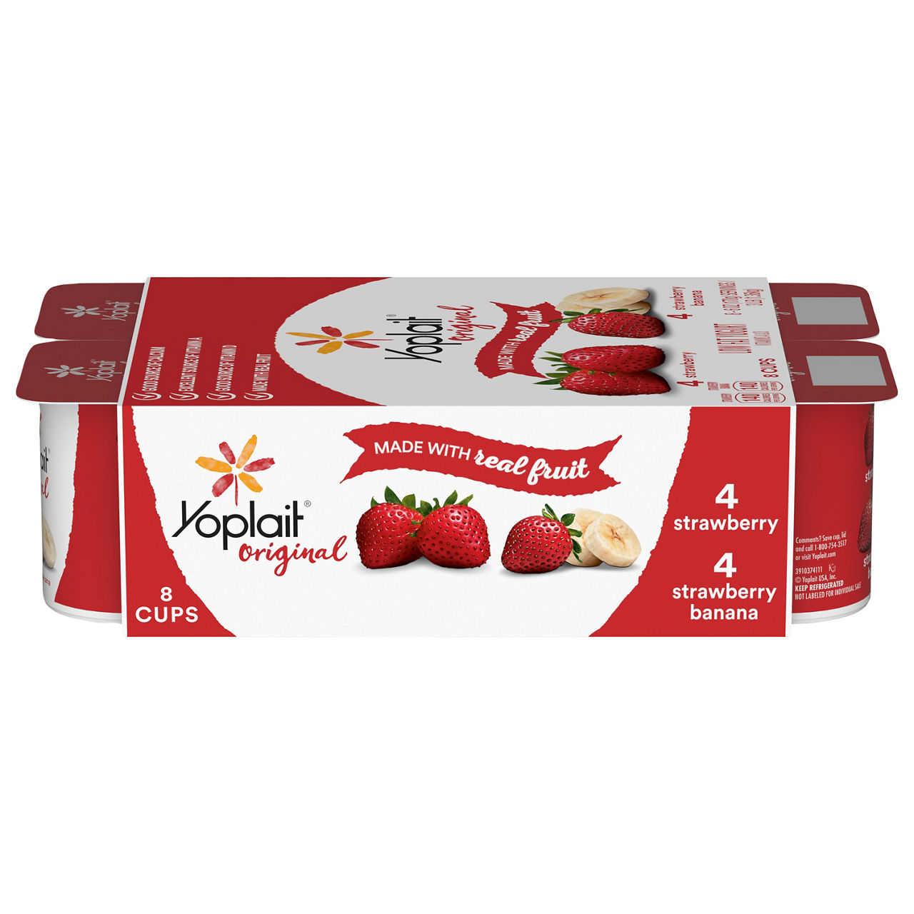 Yoplait Original Low Fat Strawberry/Strawberry Banana Yogurt | Wegmans