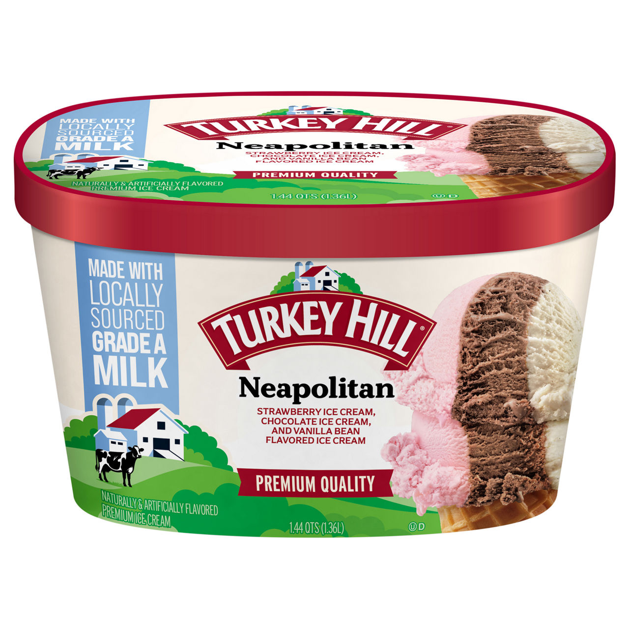 Turkey Hill Premium Neapolitan Ice Cream | Wegmans