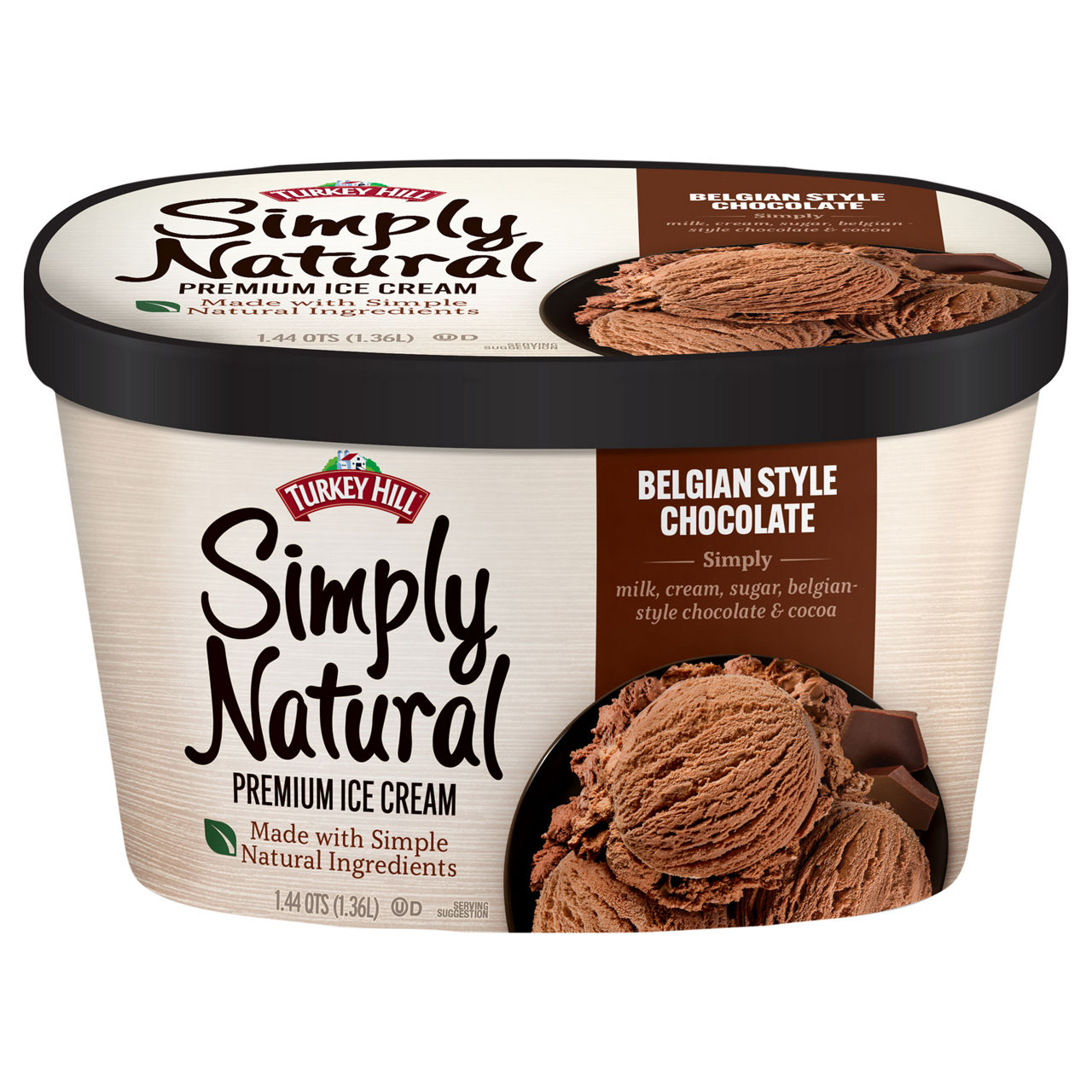 Turkey Hill Simply Natural Premium Chocolate Chocolate Chip Ice