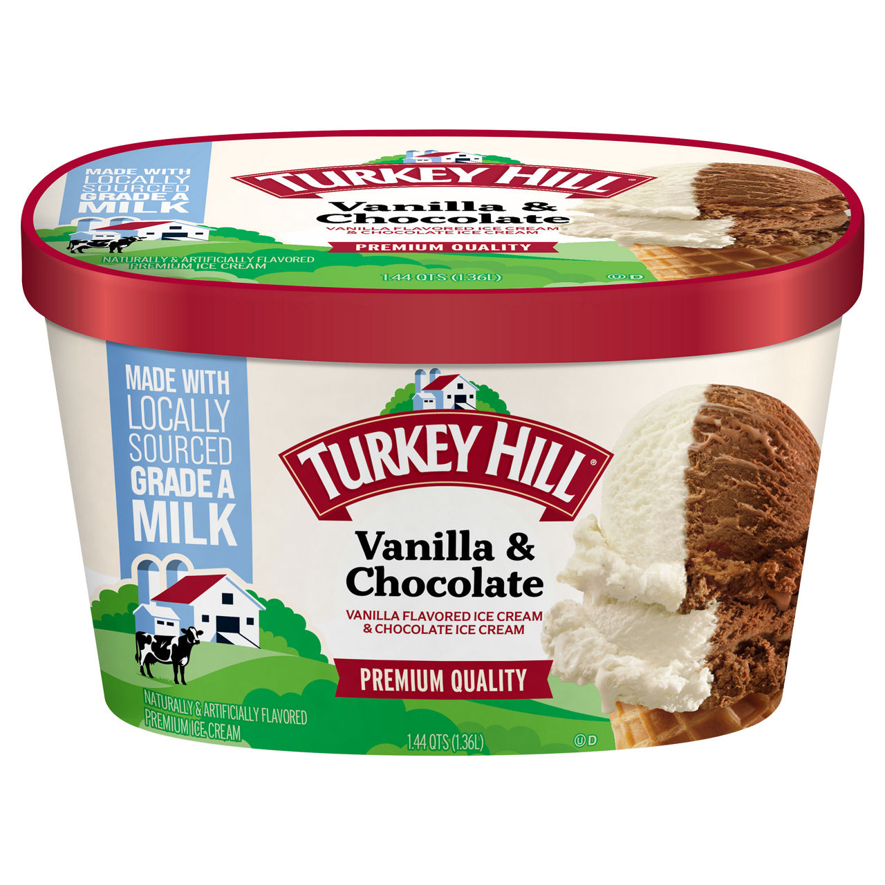 Turkey Hill Ice Cream, Premium, Chocolate Chip Cookie Dough | Wegmans