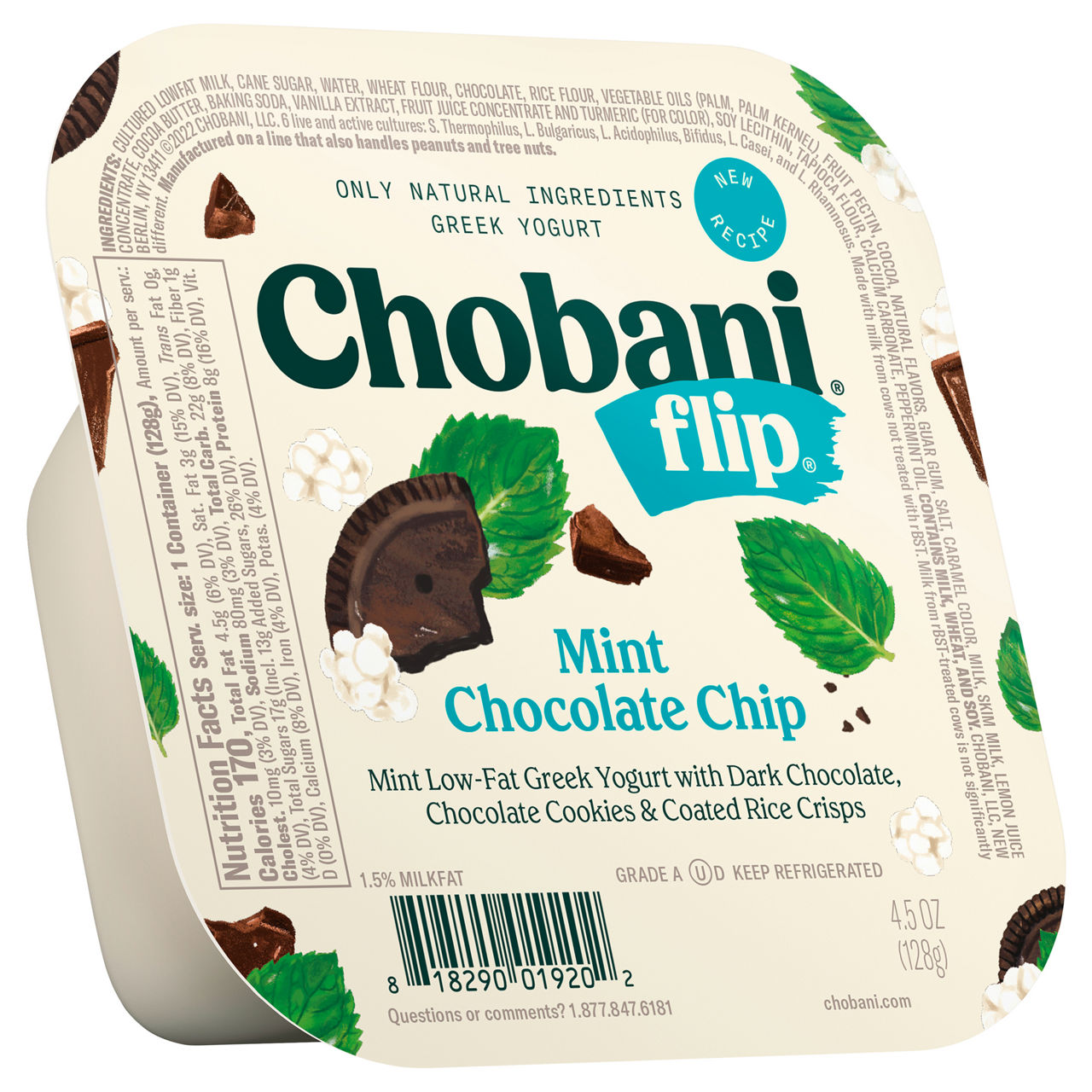 Chobani Flip Yogurt, Greek, Mint Chocolate Chip | Wegmans