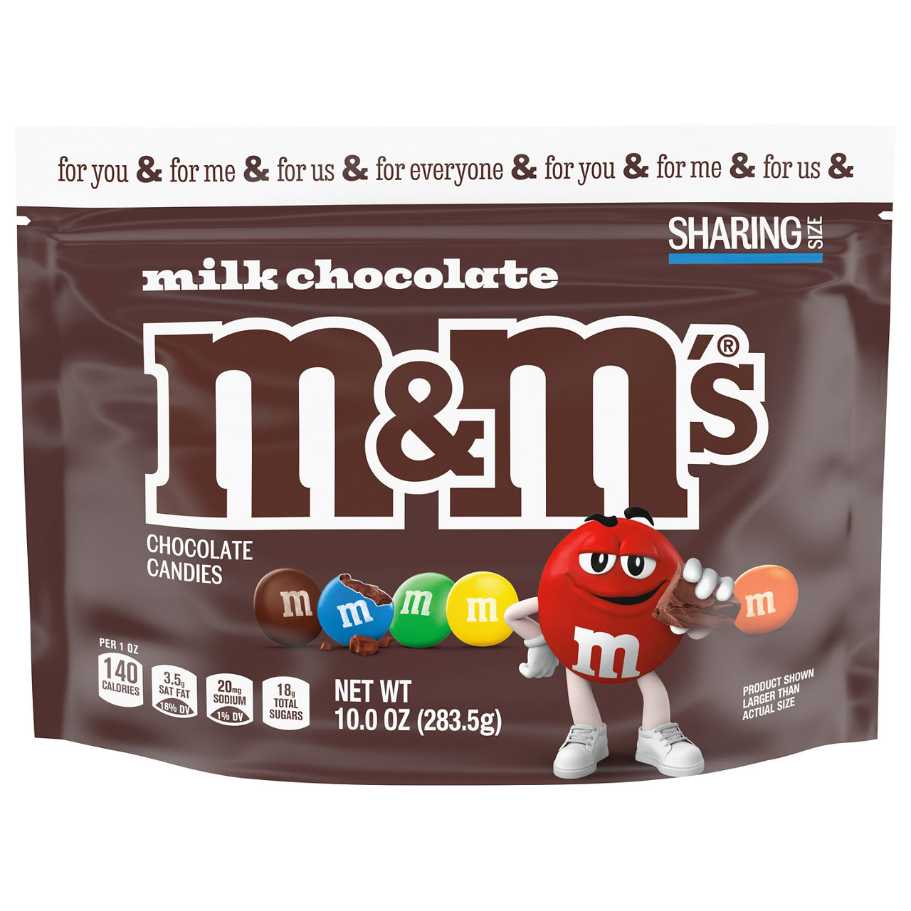 M&M's Milk Chocolate Chocolate Candies Sharing Size | Wegmans