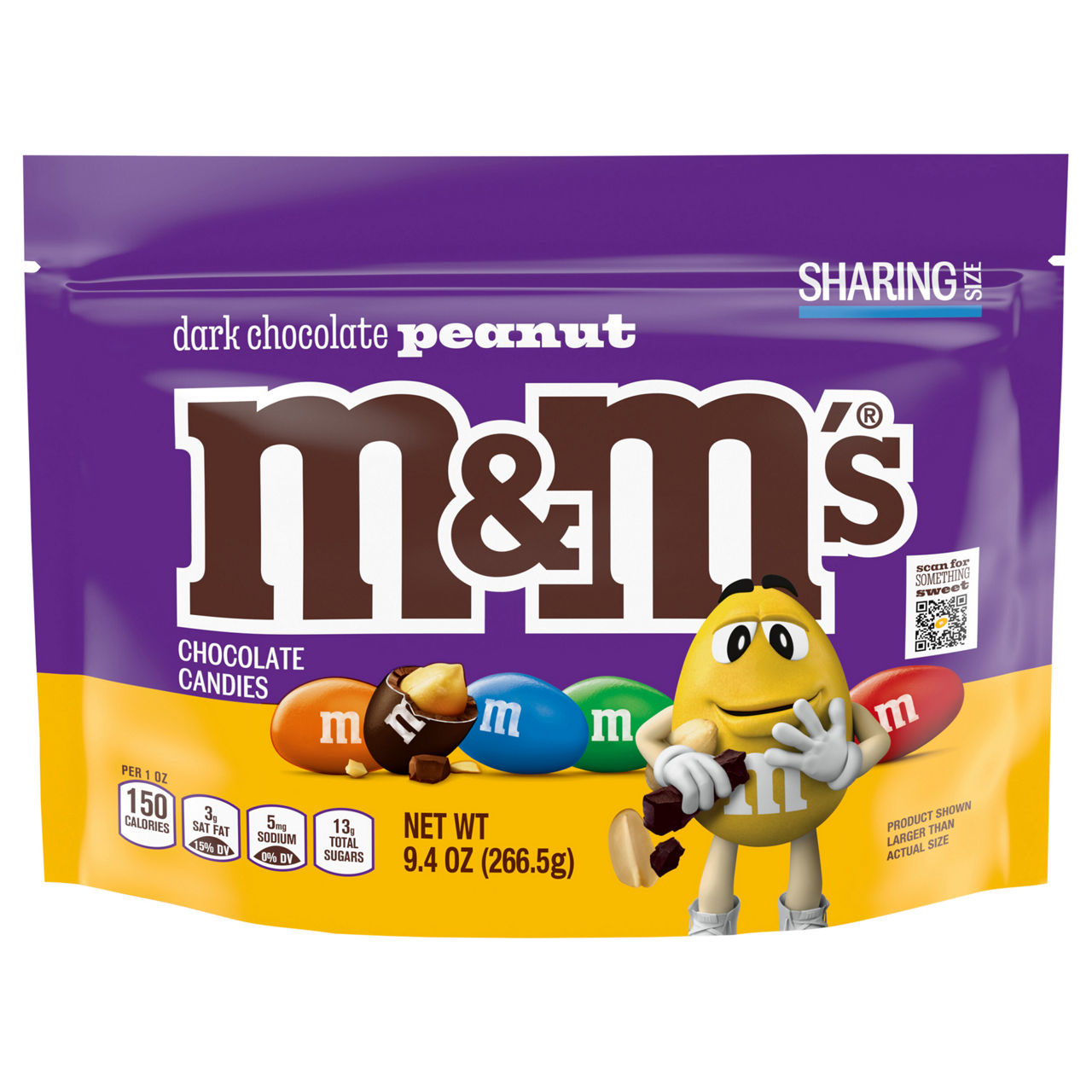 M&M's Dark Chocolate Peanut Chocolate Candies Sharing Size | Wegmans