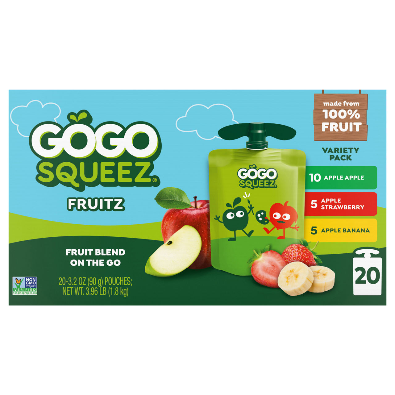 GoGo Squeez Apple Cinnamon Fruitz | Wegmans