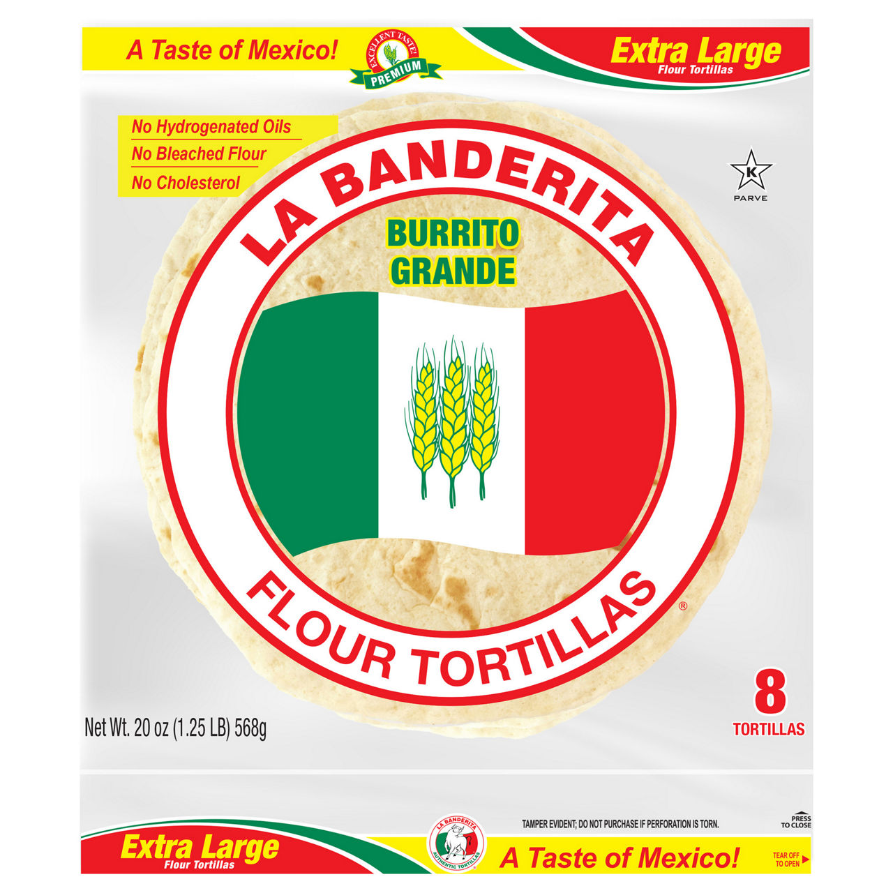 Gordita-Style Extra-Large Burrito Tortillas