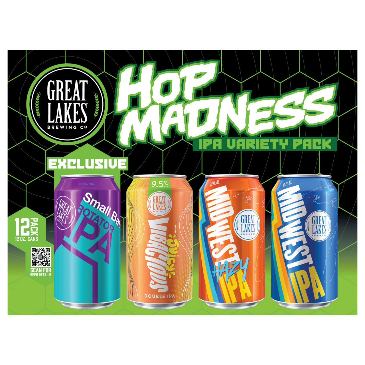 Great Lakes Hop Madness IPA Variety Pack 12/12oz cans | Wegmans