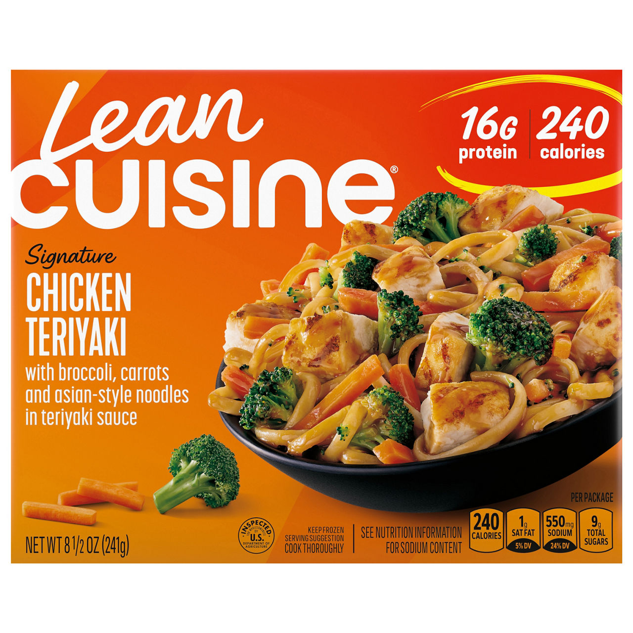 Lean Cuisine Signature Chicken Teriyaki with Broccoli, Carrots and
